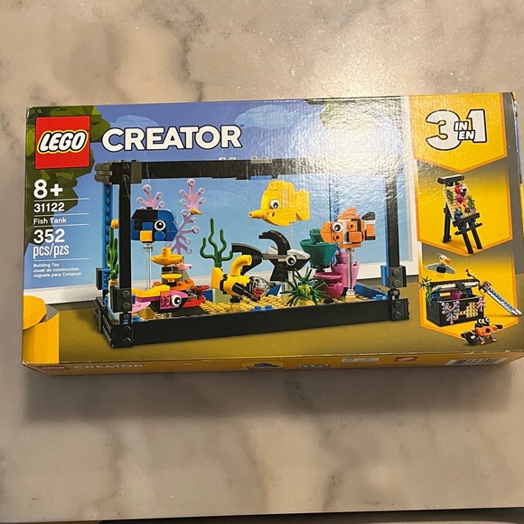 Lego | Toys | Lego Creator 3in Fish Tank Set Blue Yellow Pink | Poshmark